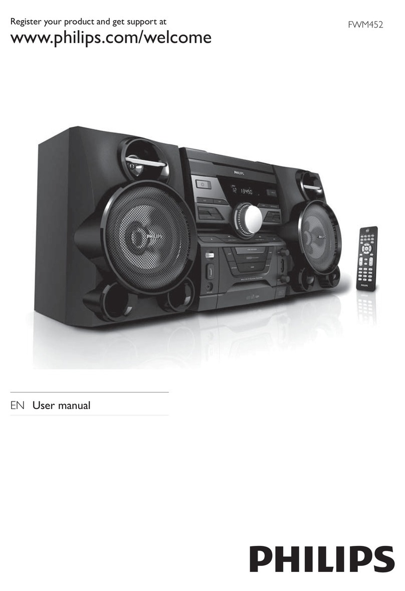 Philips FWM452X/78 user manual