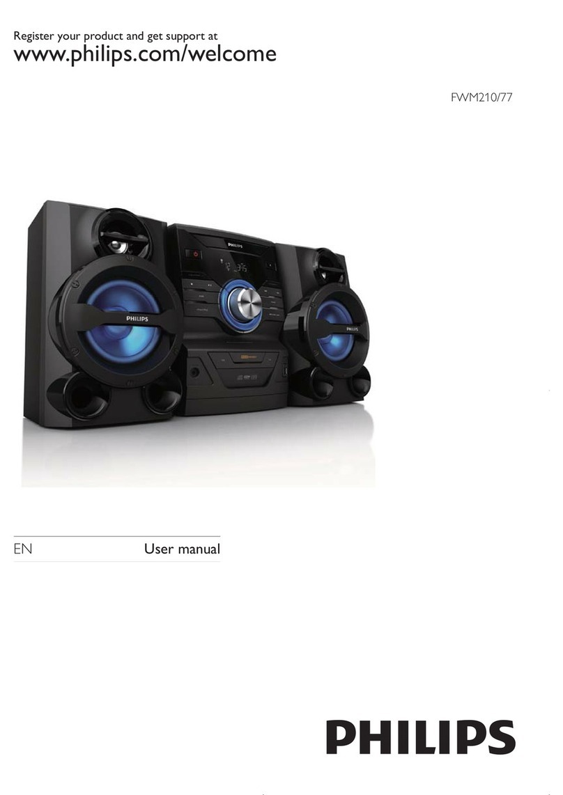 Philips FWM210X/77 user manual