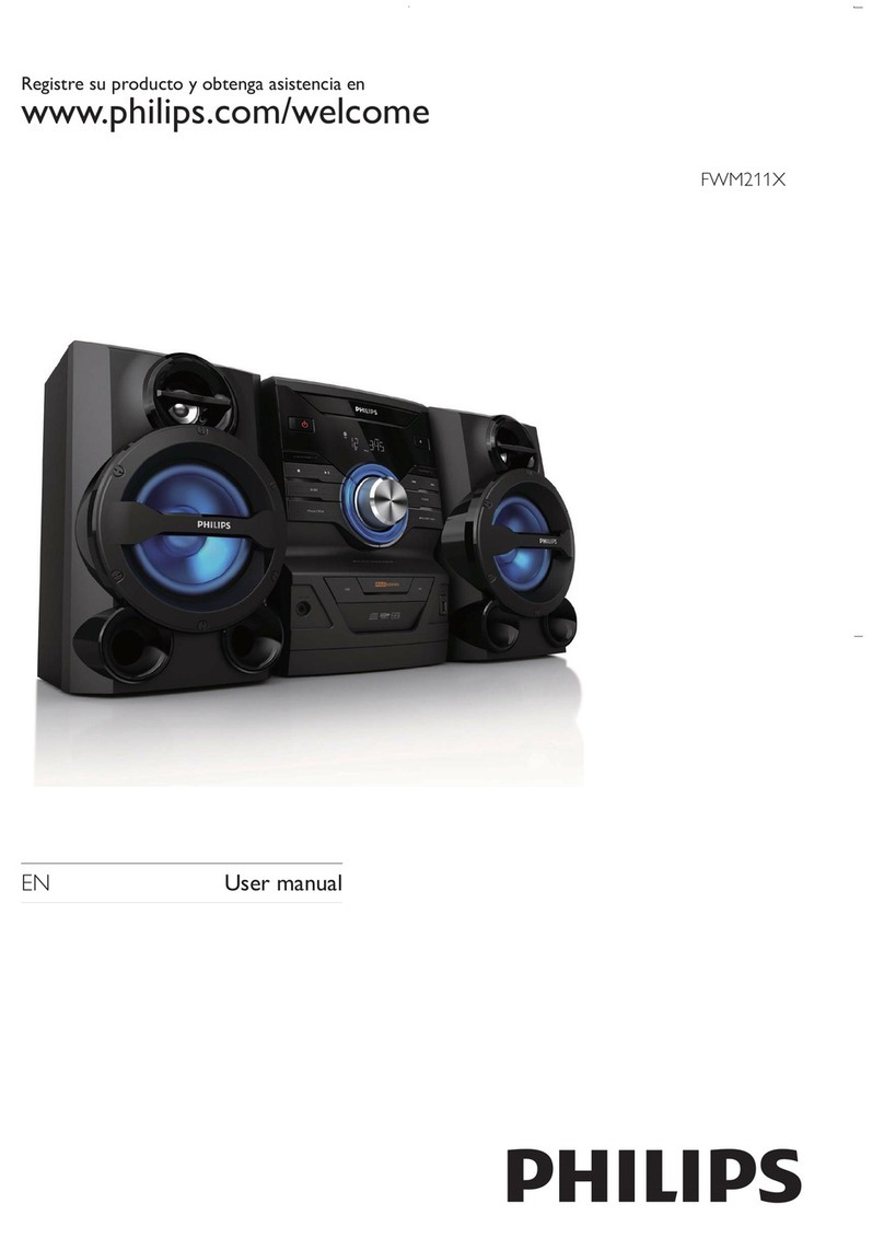 Philips FWM211X/77 User manual