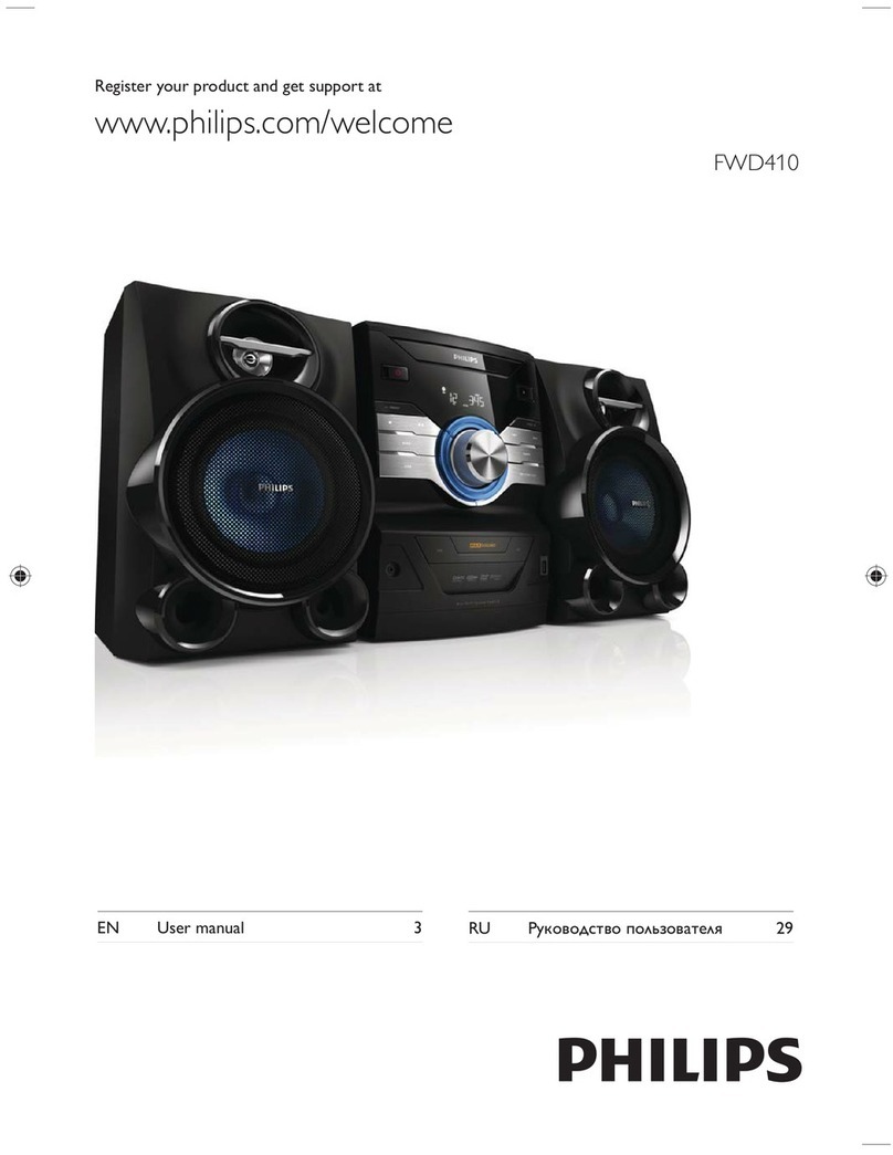 Philips FWD410/51 User manual