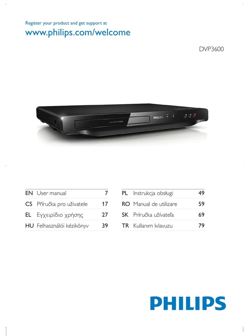 Philips DVP3600/58 User manual