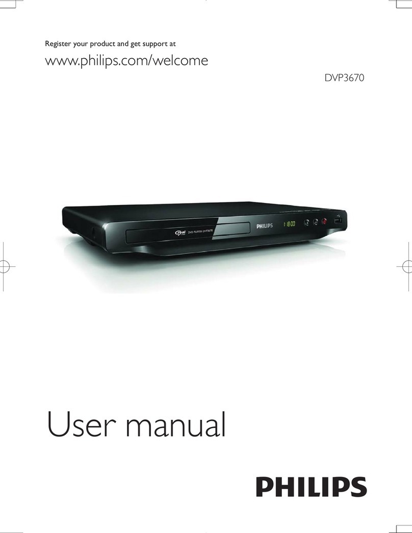 Philips DVP3670/93 User manual