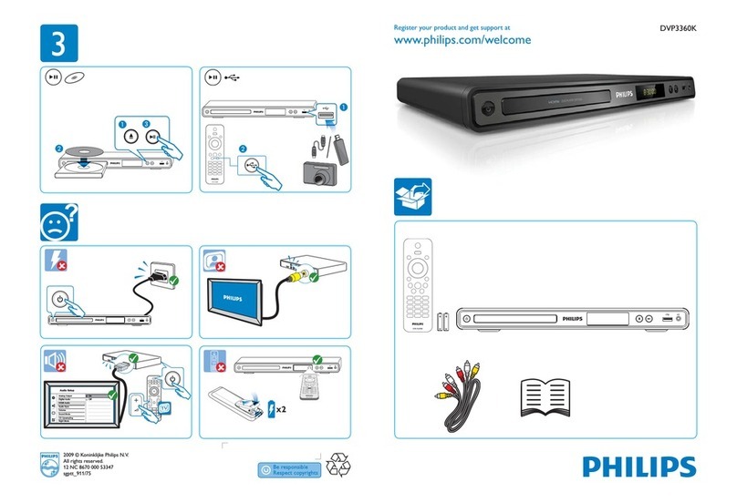 Philips DVP3360K/75 User manual