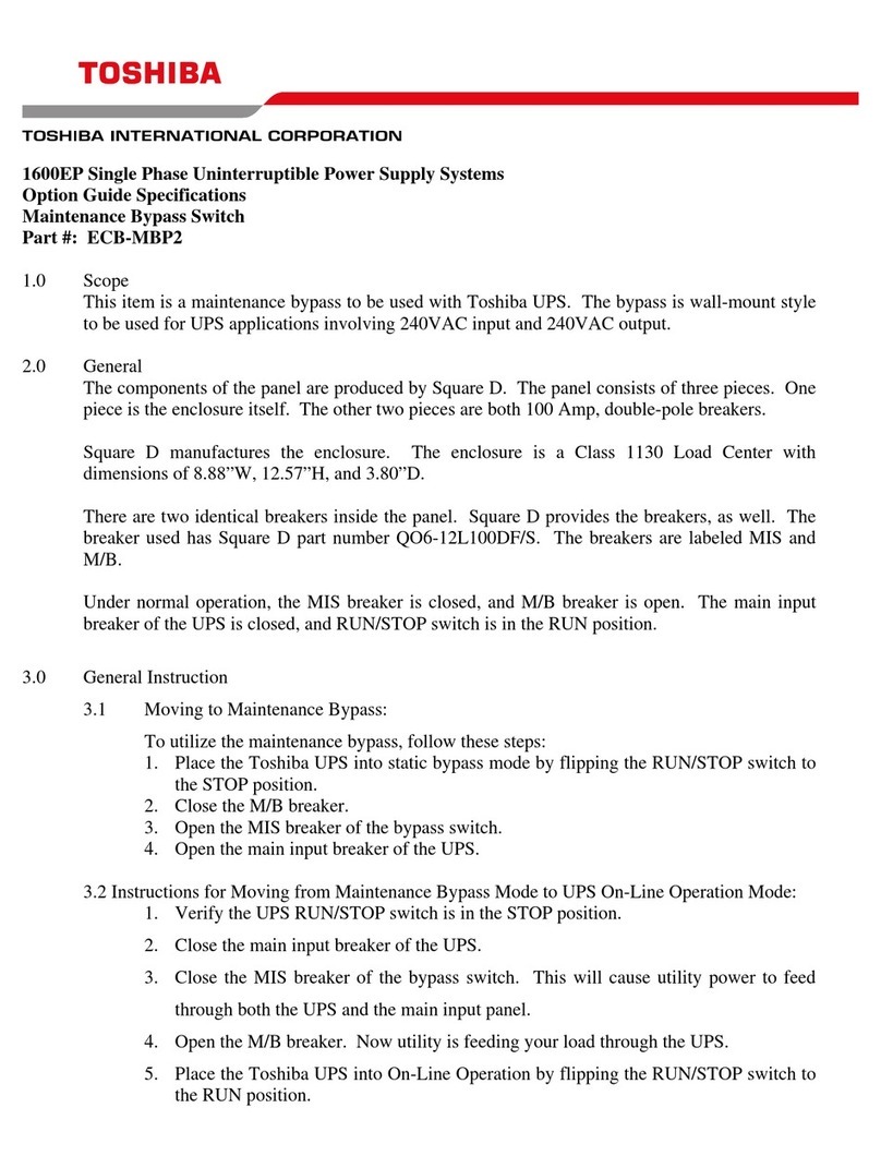 Toshiba 1600EP Series User manual Toshiba 1600EP Series User manual