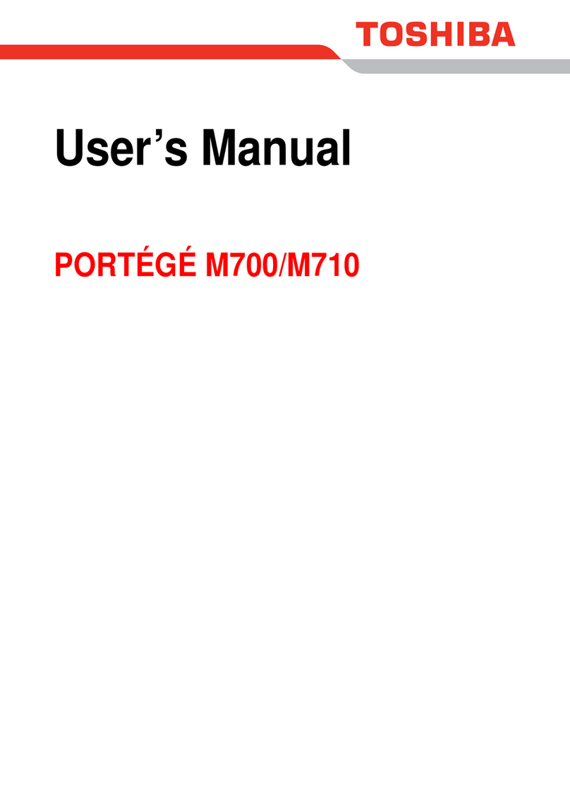 Toshiba M700/M710 User manual