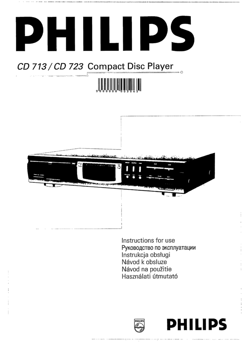 Philips CD723/20 Instructions for use