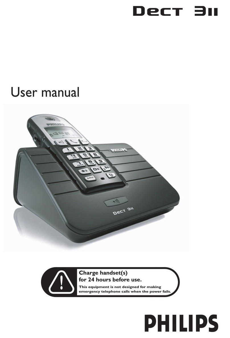 Philips DECT3111B/29 user manual