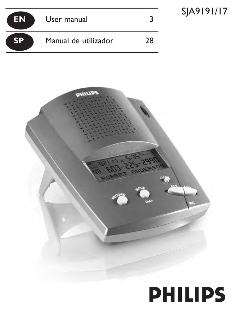 Philips SJA9191/17 user manual
