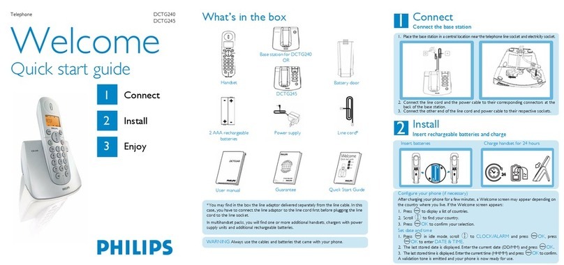 Philips DCTG2451S/94 quick start guide