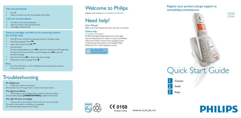 Philips CD3652S/90 User manual