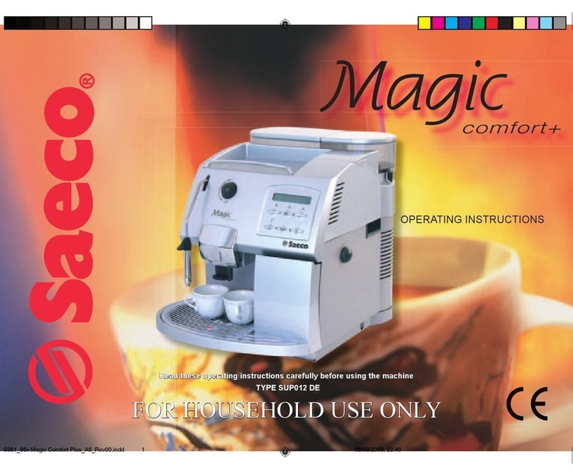 Saeco 0361.00B.77C operating instructions