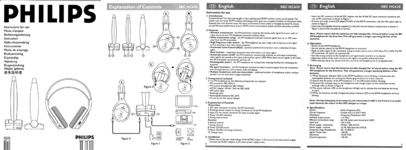 Philips SBCHC630/00 Instructions for use