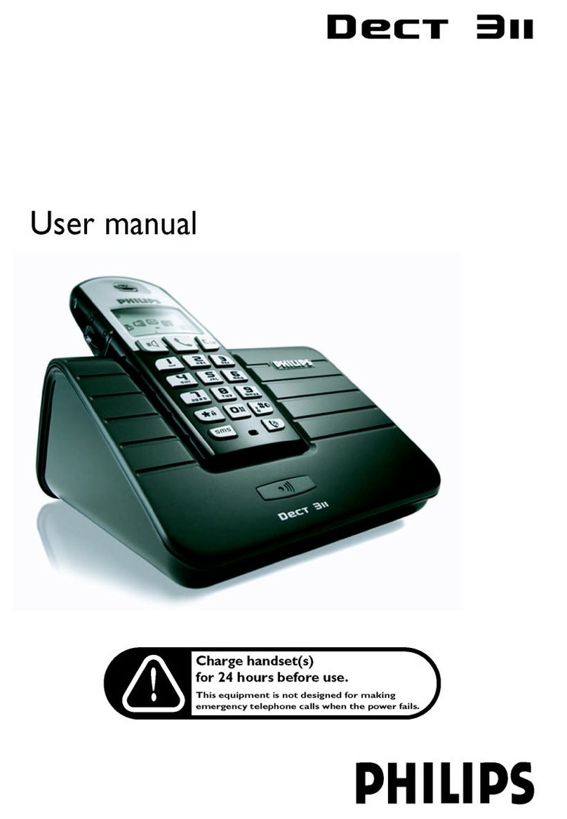 Philips DECT3111B/51 User manual