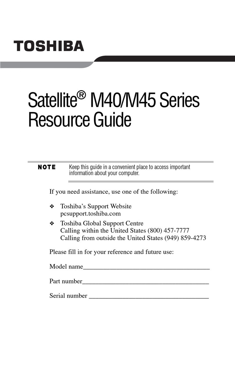 Toshiba Satellite M45 Resource Guide