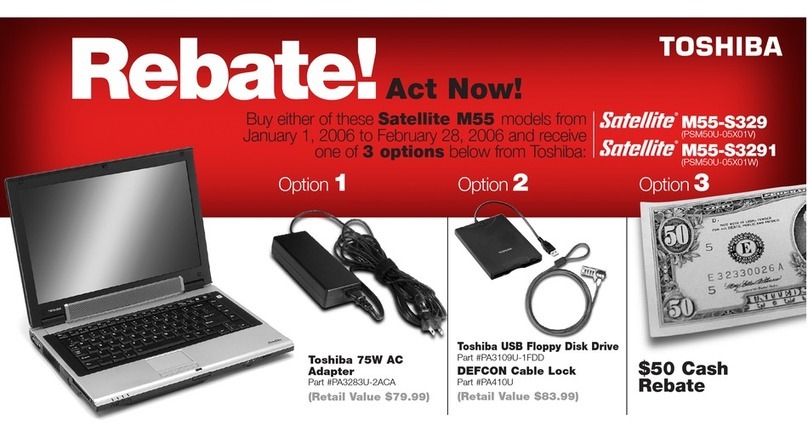 Toshiba Satellite M55-S329 User manual