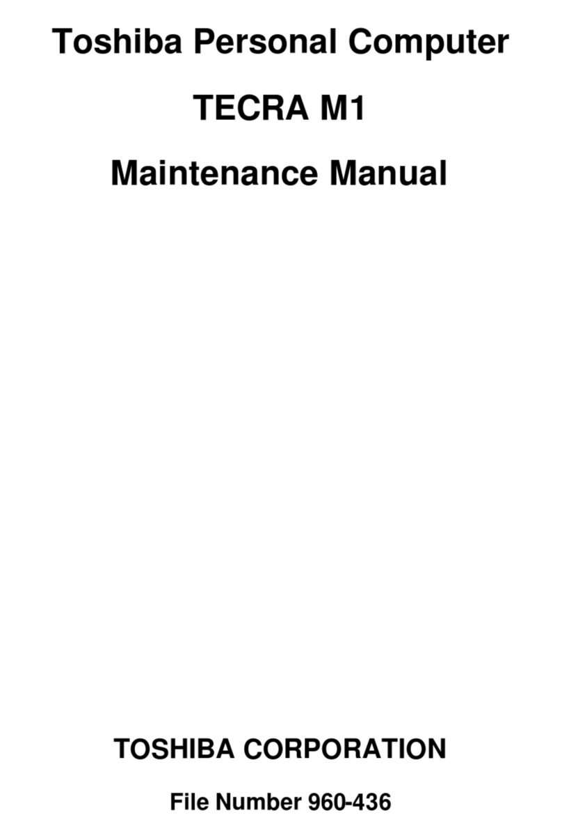 Toshiba Tecra M1 User manual