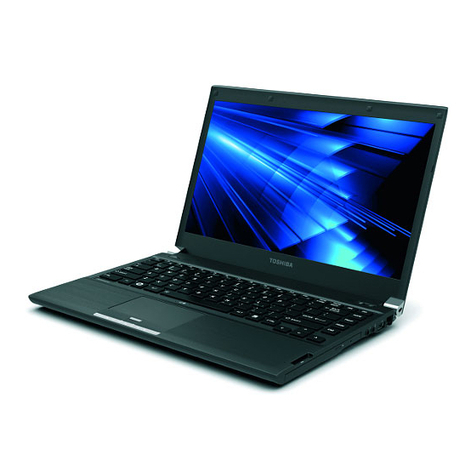 Toshiba Portege R700 User manual Toshiba Portege R700 User manual