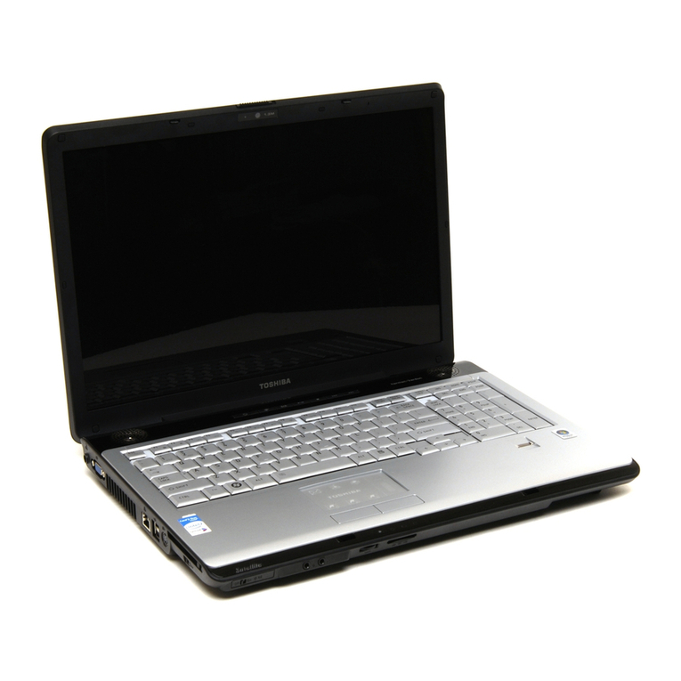 Toshiba Satellite P200 Series User manual