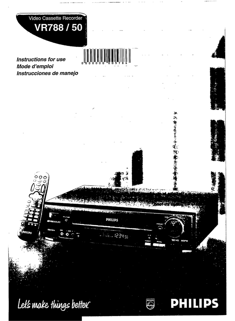 Philips VR788/50 Instructions for use