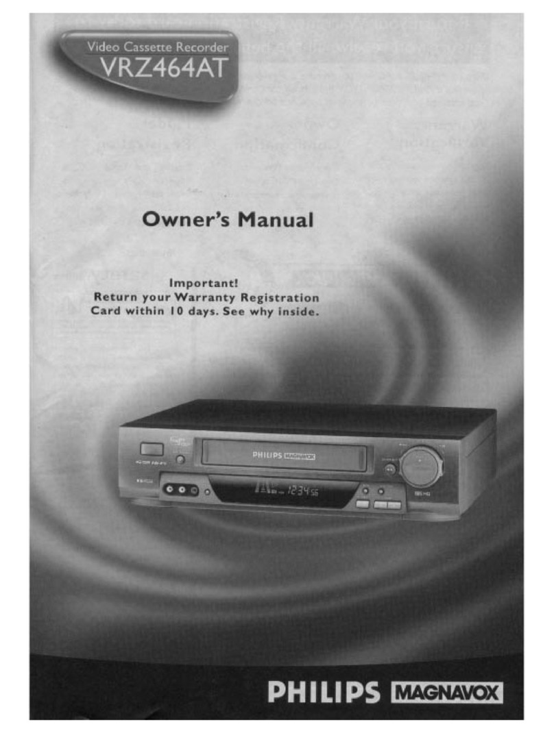 Philips VRZ464AT owner's manual