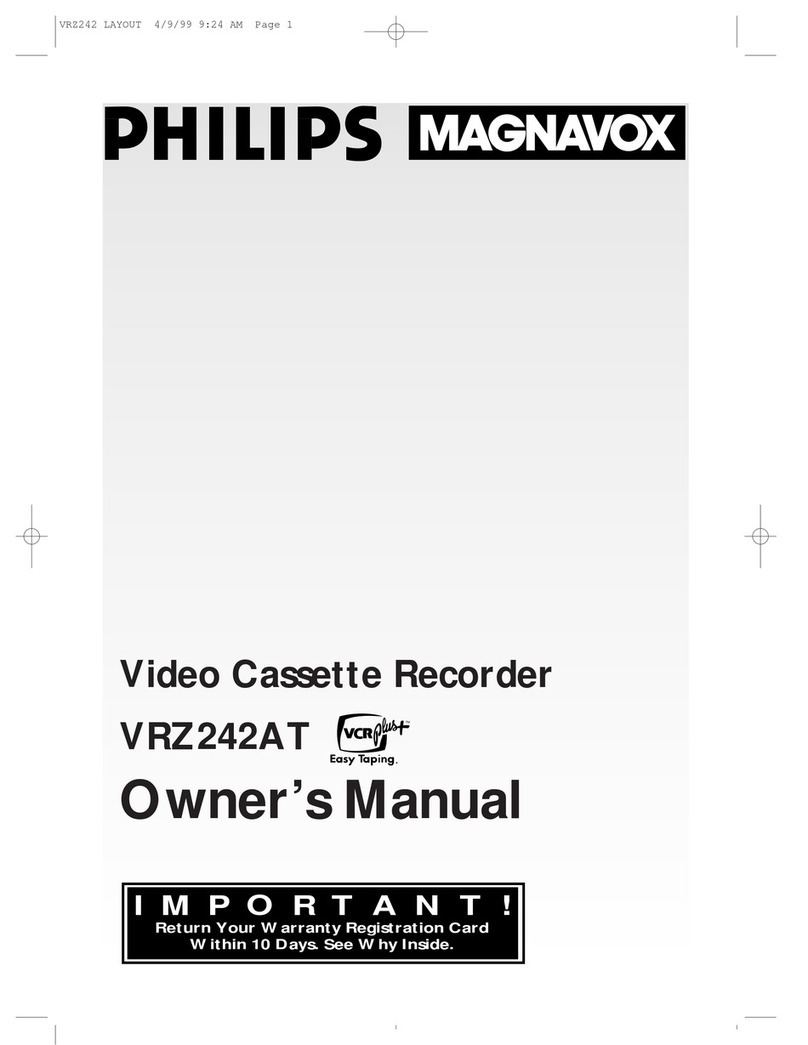 Philips VRZ242AT99 User manual