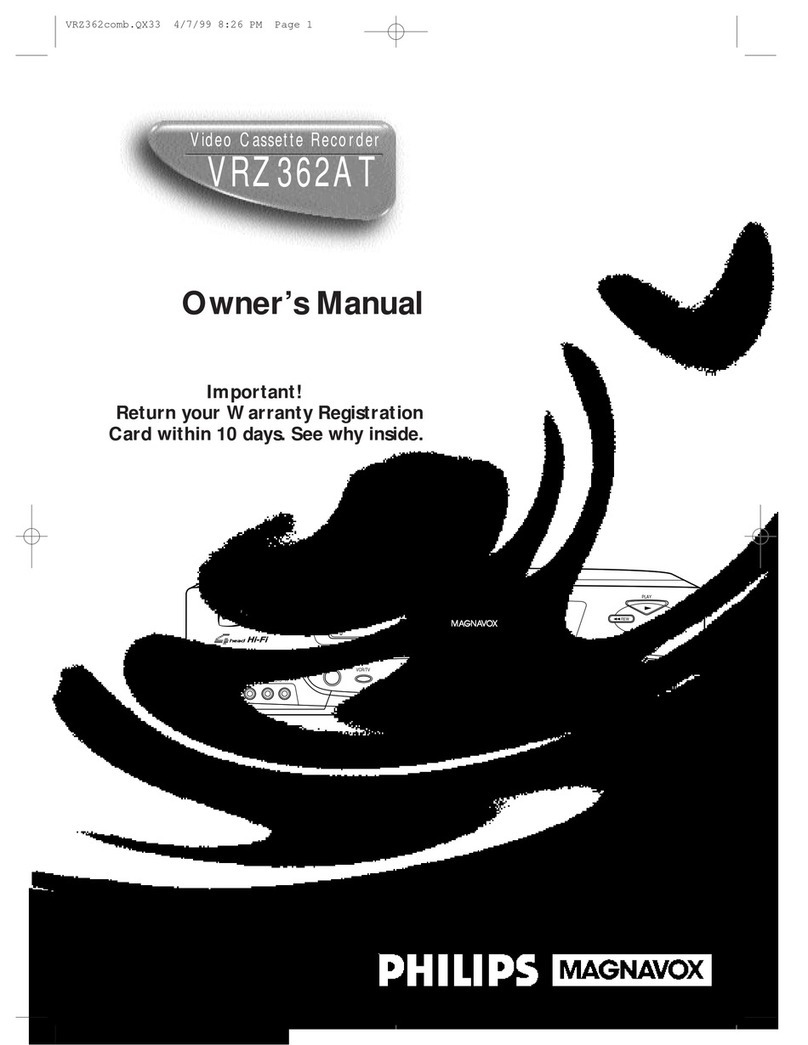 Philips VRZ362AT99 owner's manual