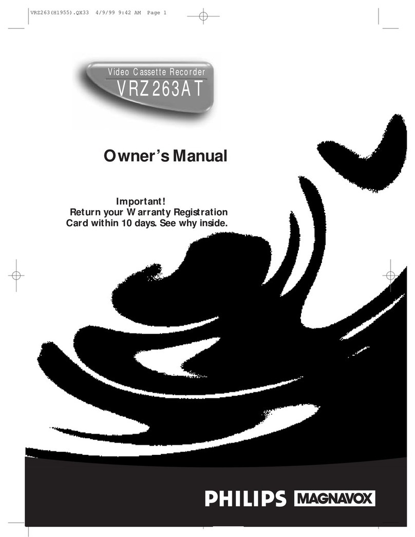 Philips VRZ263AT User manual