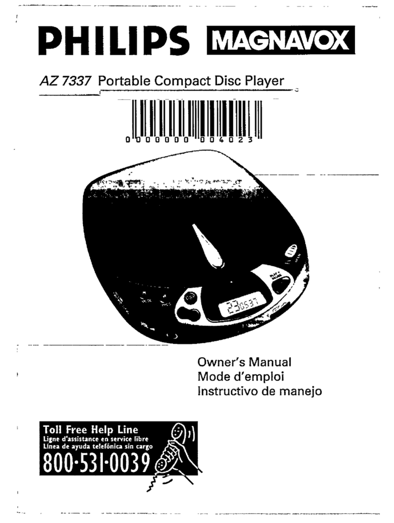 Philips AZ7337/17 User manual