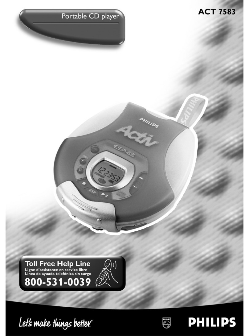 Philips AT7581 User manual
