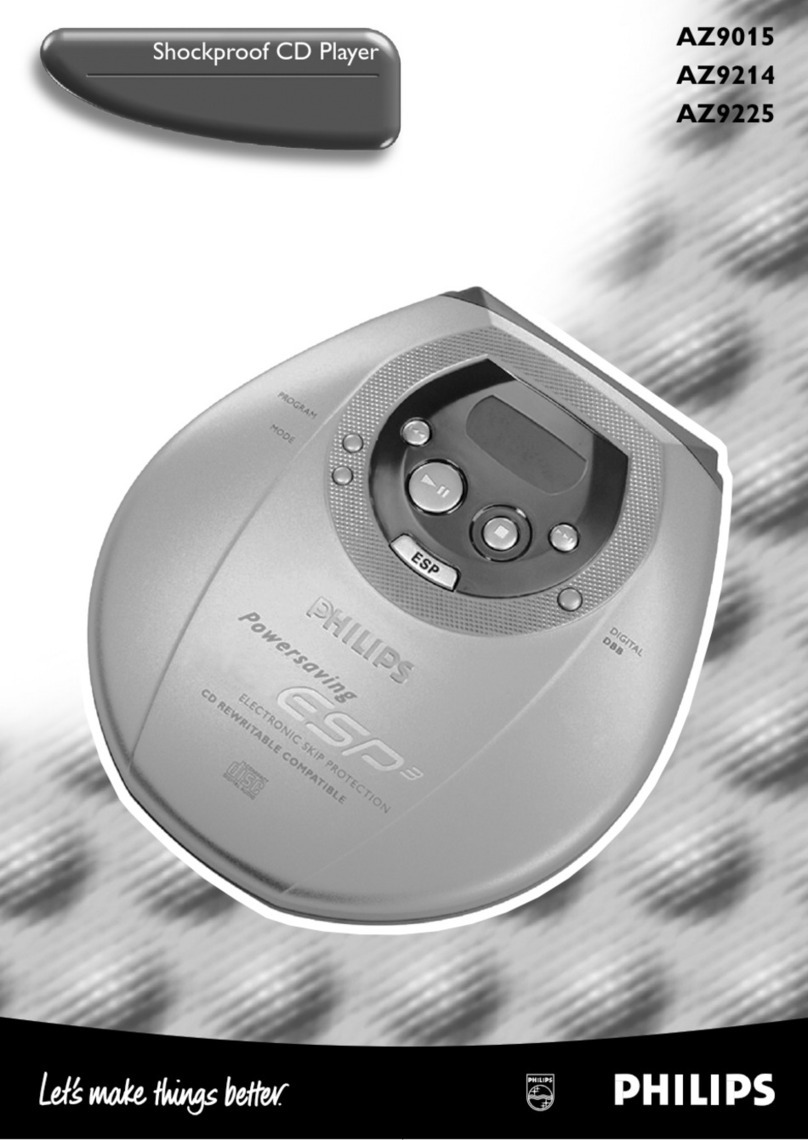 Philips AZ9225/05 User manual Philips AZ9225/05 User manual