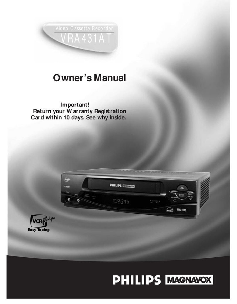 Philips VRA431AT User manual