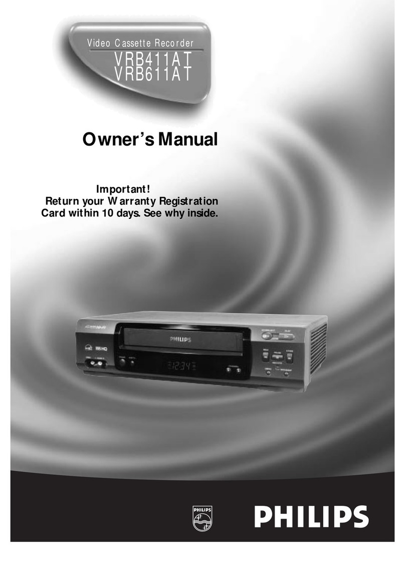 Philips VRB611AT99 owner's manual