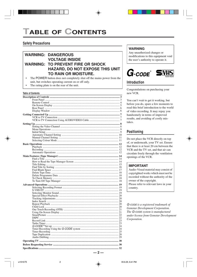 Philips VR1010/75 User manual