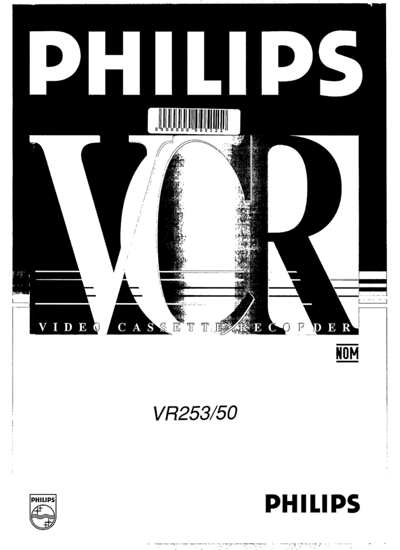 Philips VR253/50 User manual
