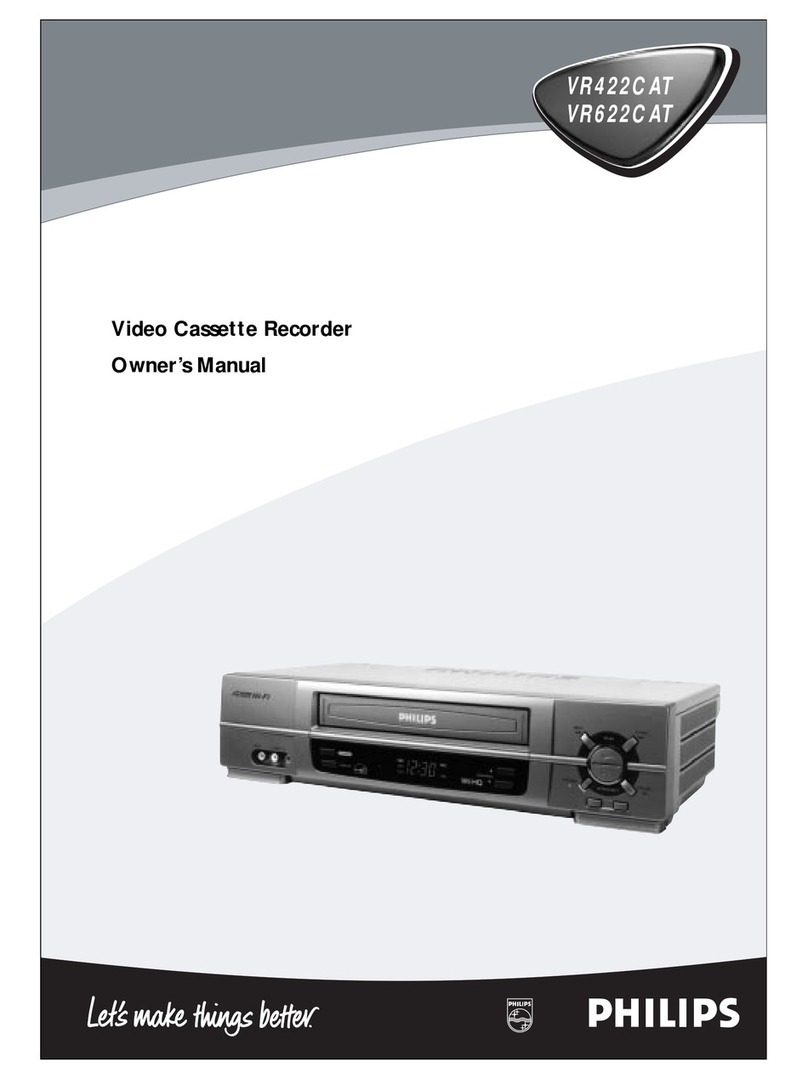 Philips VR622CAT User manual