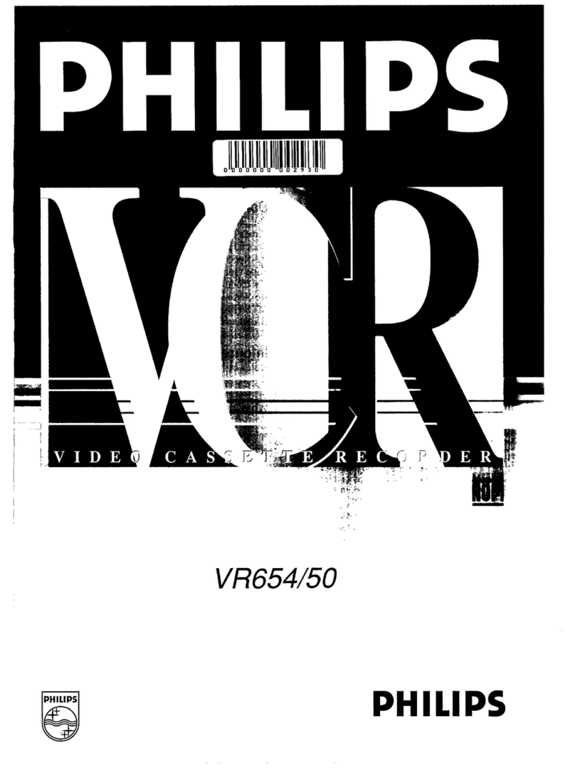 Philips VR654/50 User manual Philips VR654/50 User manual