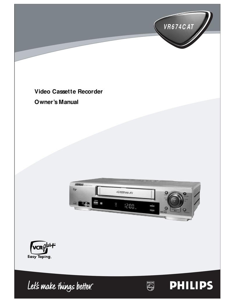 Philips VR674CAT User manual