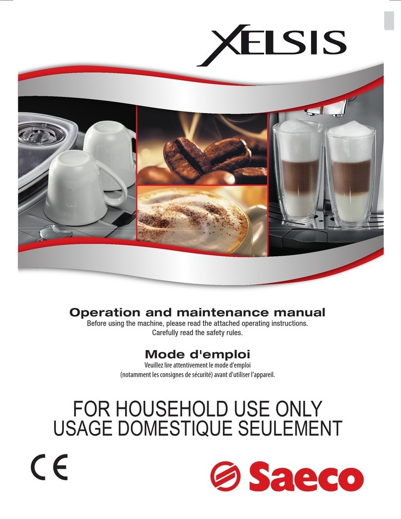 Saeco 10003314 Operation and maintenance manual
