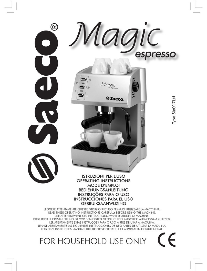 Saeco 711543208 operating instructions