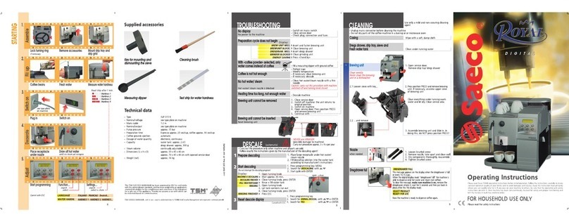 Saeco Royal Digital operating instructions