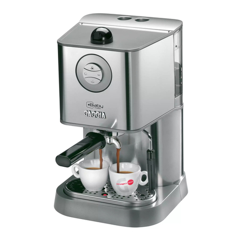 Gaggia 10001858 operating instructions