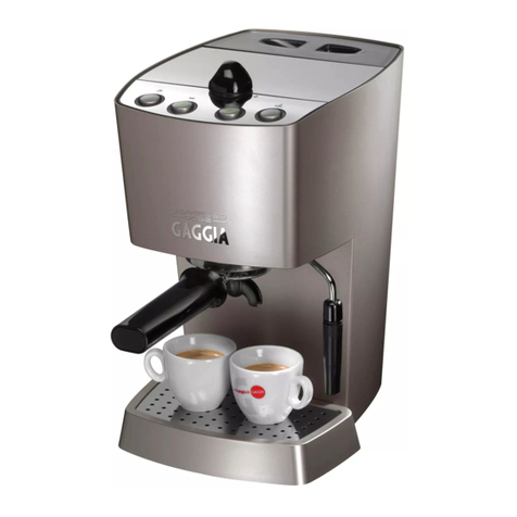Gaggia 10002533 operating instructions