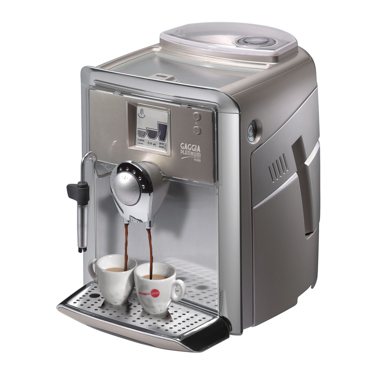 Gaggia 10002841 Operation and maintenance manual