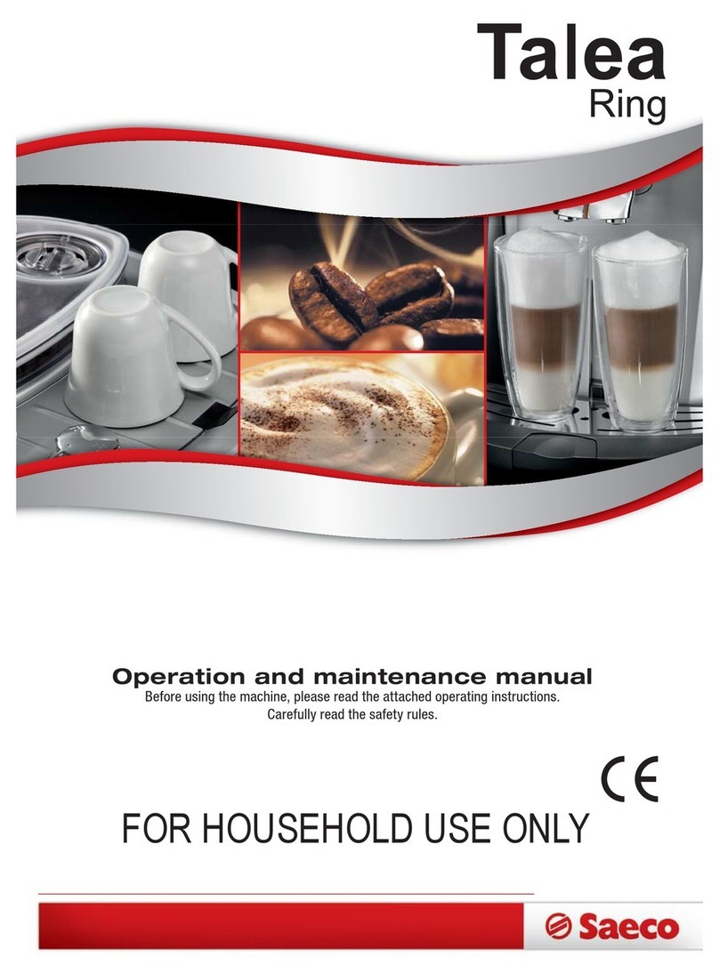 Saeco 10002865 User manual Saeco 10002865 User manual