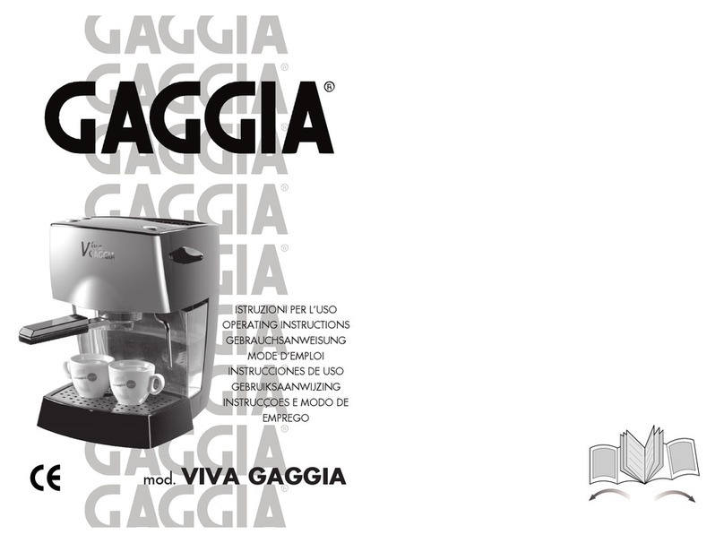 Gaggia VIVA GAGGIA User manual