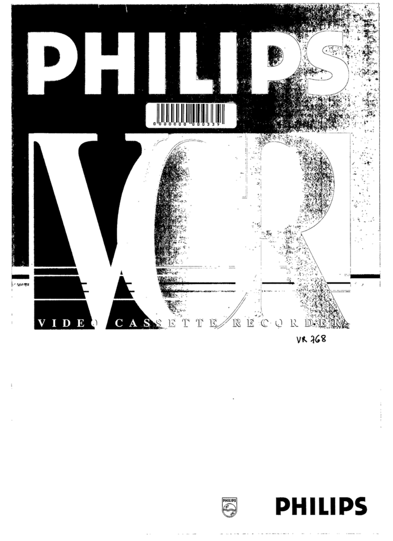 Philips VR768/02 operating manual