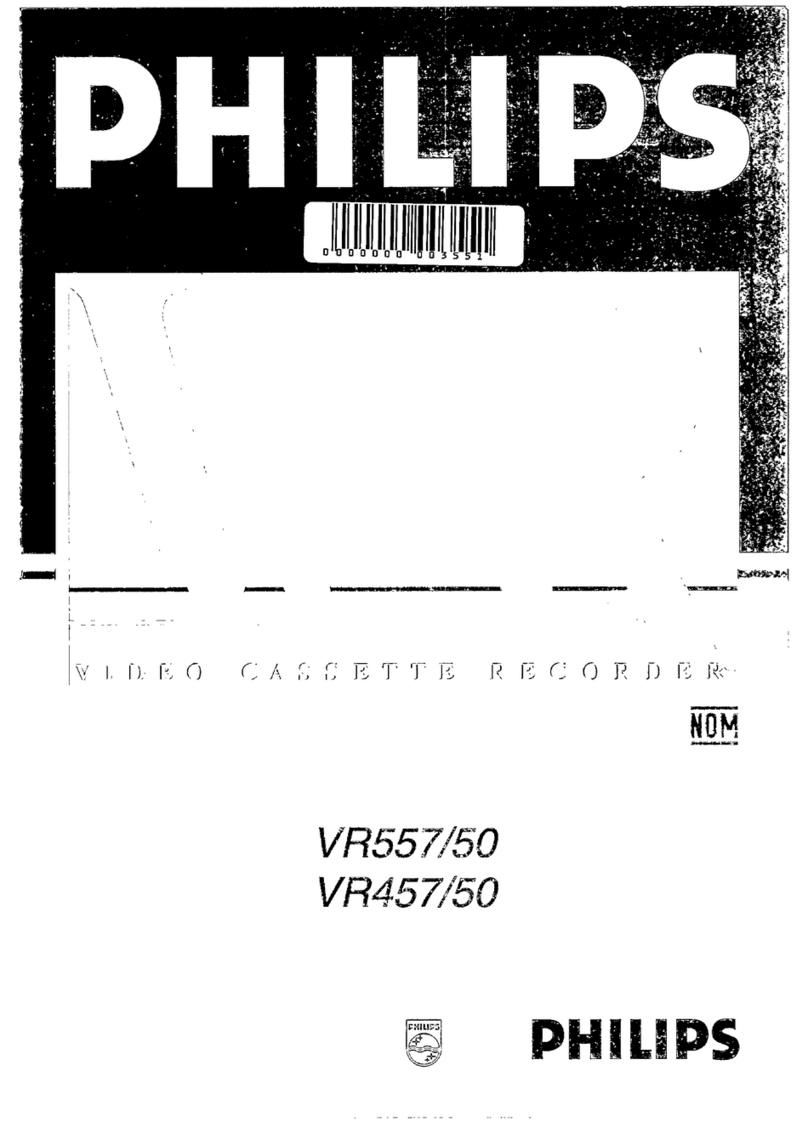 Philips VR557/50 User manual