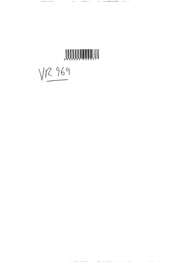 Philips VR969/16 user manual