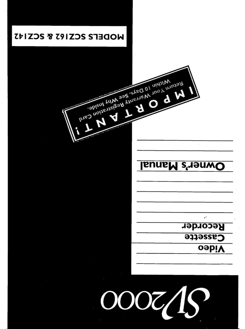 SV2000 SCZ162AT User manual