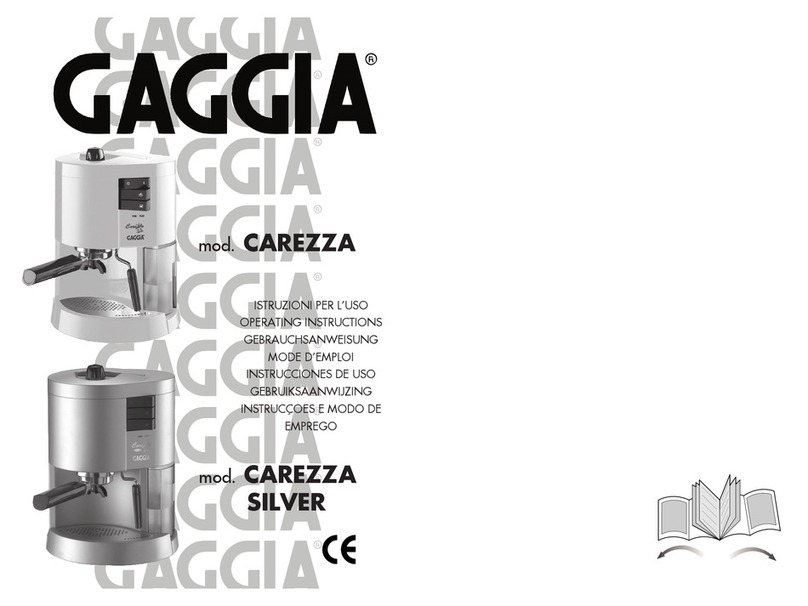 Gaggia Carezza User manual